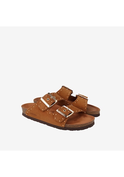 Terlik Kadın G105593 Genuins Honolulu Lead Velour Mandorla