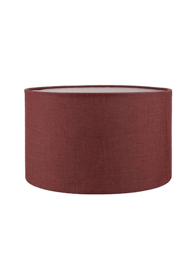 Abajur Başlık Bordo Silindir Şapka 25x25x15 CM Dekoratif Tasarım Bordo