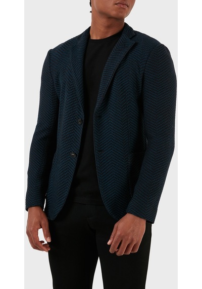 Emporio Armani Erkek Ceket H41g51 E1d06 919 Lacivert