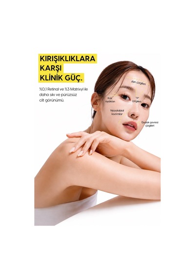 Retinal Shot Kırışıklık Karşıtı Sıkılaştırıcı Bakım Kremi%0,1 Retinal%3 Matrixyl 15 Ml