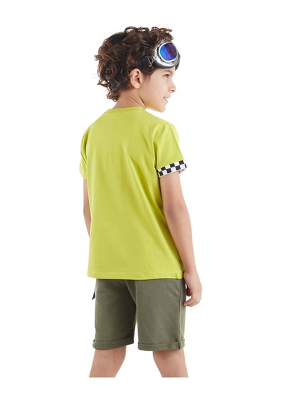 Motosiklet Turu Erkek Çocuk Yazlık T-Shirt Şort Takım