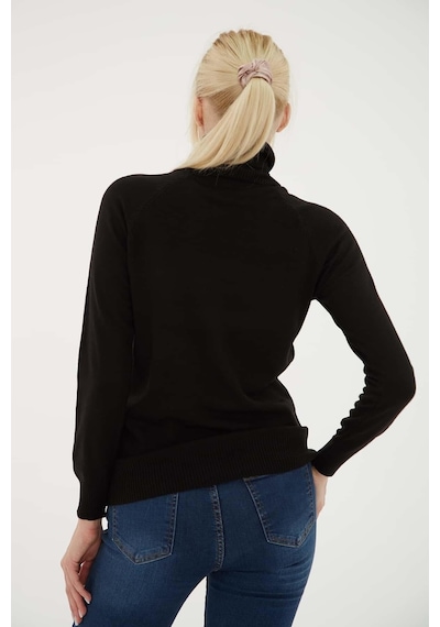 Fashion Friends Kadın Kazak Siyah 23k0401k1 24ke21000008 E2105 Siyah