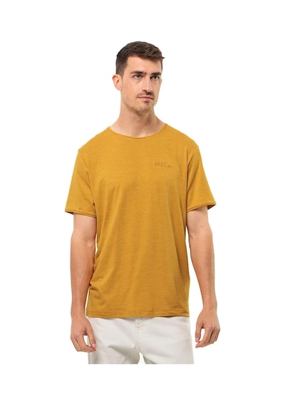 Jack Wolfskin Travel T M Erkek Tişört 1809751-58 Turuncu