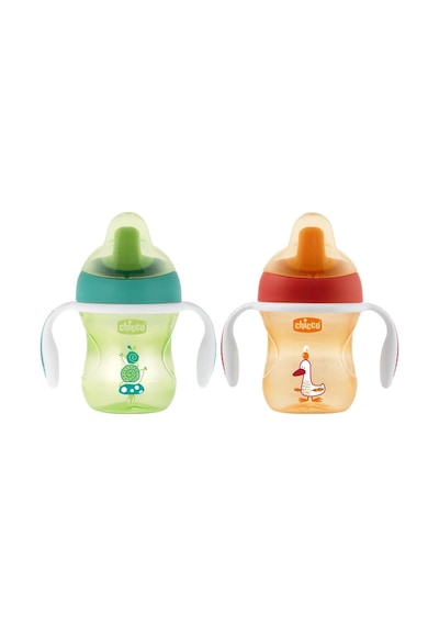 Chicco Yarı Yumuşak Uçlu Alıştırma Bardağı 6 Ay+ Unisex Yeşil