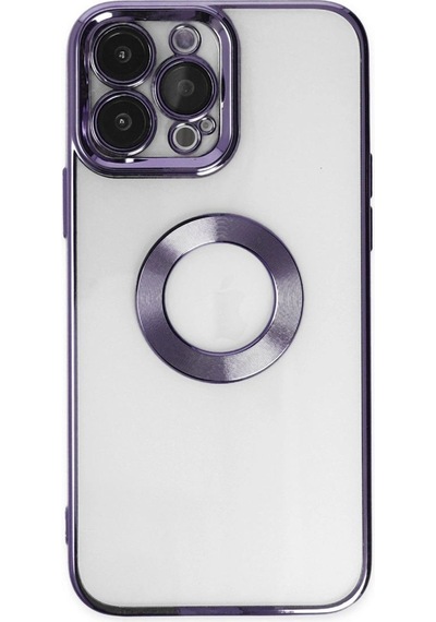 Apple iPhone Uyumlu   14 Pro Kılıf Slot Silikon - Mor