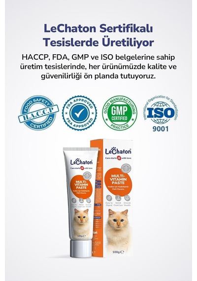 Kedi Multivitamin Malt Macunu - Taurinli Biyotin Kedi Maltı Tüy Yumak Önleyici - 100 Gr