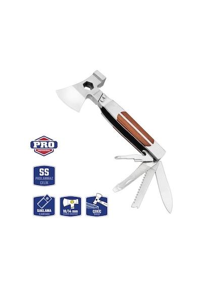 Workpro Wp383001 12 In 1 Çok Fonksiyonlu Profesyonel Mini Balta/