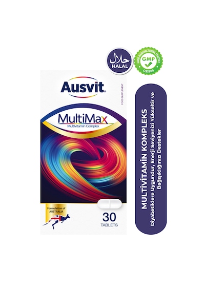 Multimax Adult Multivitamin Ve Multimineral Güçlü Gıda Takviyesi