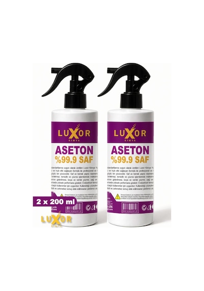Luxor Kimya Saf Aseton 2 x 200 ML