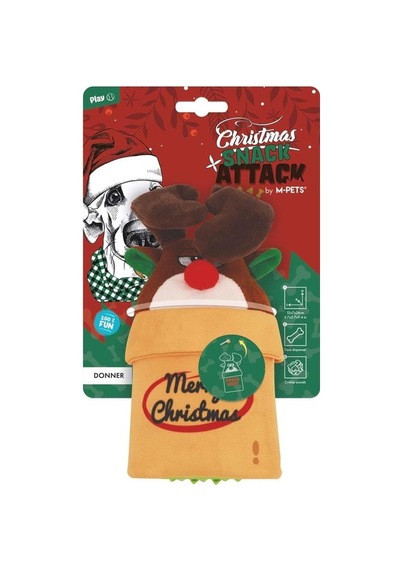 M-pets Christmas Snack Attack Donner Köpek Oyuncağı