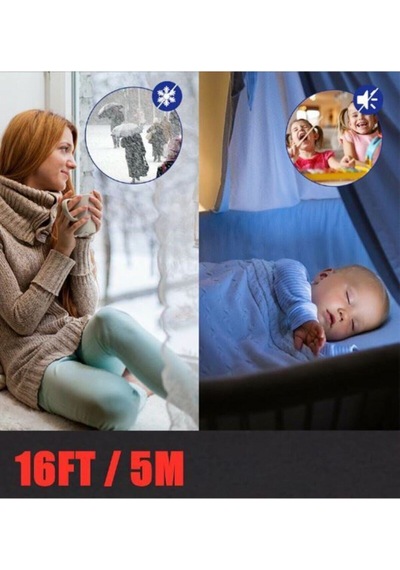 5 Metre Kapı Ve Pencere Isı Ses Yalıtım Bandı 5 Metre Tek Şerit Silikon Bant Çok Renkli Diğer