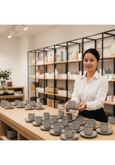 2'li Set Çizgili Seramik Fincan Takımı Mat Kahverengi Beyaz Rustik Espresso & Türk Kahvesi Fincanı Çift Kişilik Kulplu Servis Seti Modern Ev Ve Kafe Stili Çok Renkli 2'li Set Çizgili Seramik Fincan Takımı Mat Kahverengi Beyaz Rustik Espresso & Türk Kahvesi Fincanı Çift Kişilik Kulplu Servis Seti Modern Ev Ve Kafe Stili Çok Renkli