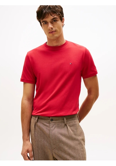 Tommy Hilfiger Rwb Pıque Tee, Xld Kırmızı Erkek T-shirt