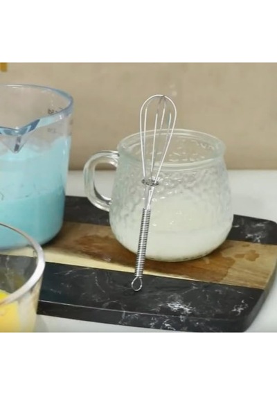 6 Adet Paslanmaz Çelik Yaylı Küçük Boy Yumurta Çırpıcı, Çay Kahve Karıştırma Aparatı Çelik Diğer