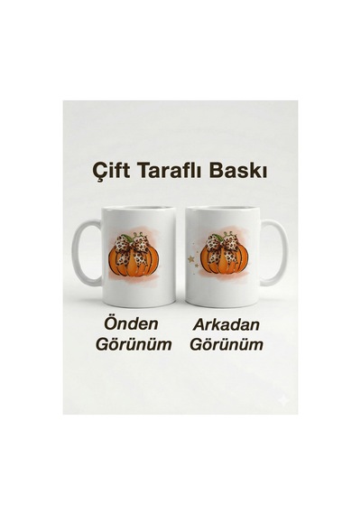 Kişiselleştirilebilir İsme Özel Kupa Bardak - Cadılar Bayramı Balkabağı Tasarımlı Hediyelik 330 Ml Çok Renkli - 876078138 Çok Renkli - 876078138 Çok Renkli