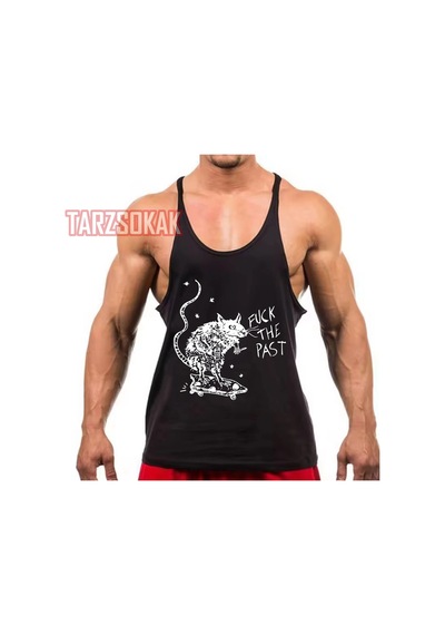 Tarzsokak Gym Tank Top Fitness Sporcu Atleti Gym11 Siyah