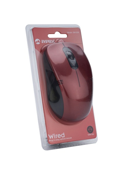 Everest SM-258 Kablolu Optik Mouse