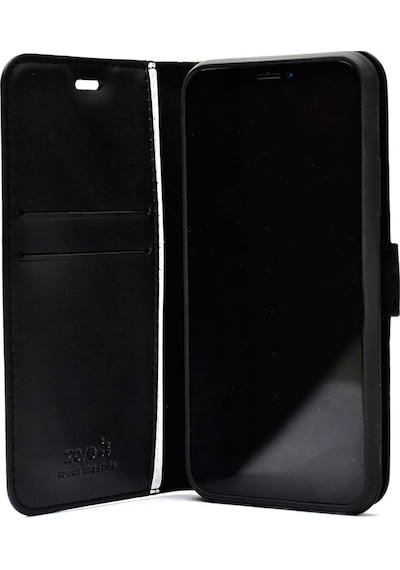 Xiaomi Redmi 15 Kılıf Zore Kar Deluxe Kapaklı Kılıf Siyah