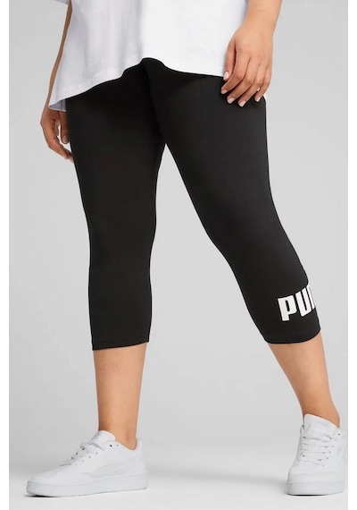 Puma Ess No. 1 Logo 3/4 Leggings Siyah Kadın Tayt 682430-01 Siyah