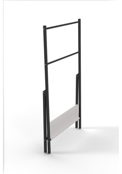 Retodesign A Katlanır Siyah Havlu Askısı, Havlu Rafı 1840 Metal