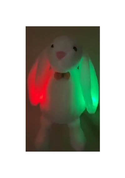 Led Işıklı, Uyku Arkadaşı Uzun Kulak Bunny Peluş Tavşan 65cm Fuşya Genel