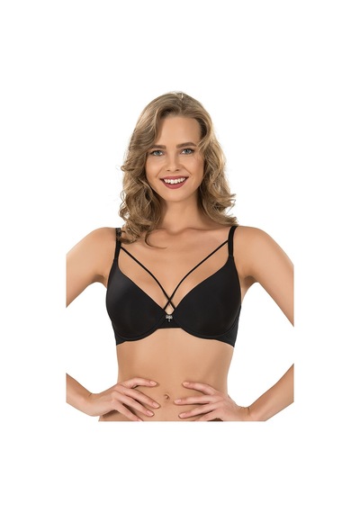 Scm Lingerie Dekolte Detaylı Desteksiz Tshırt Sütyen Scm-2103 001