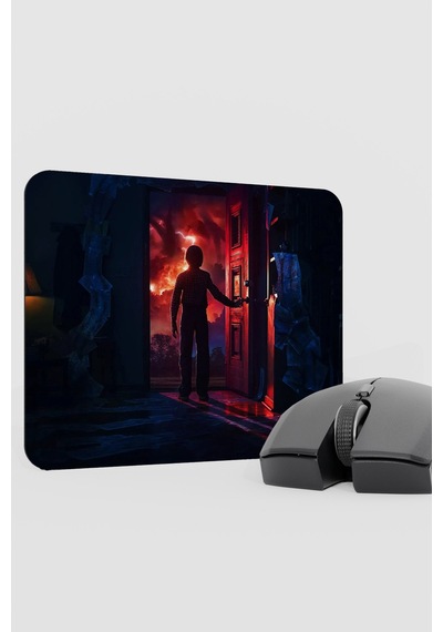 Stranger Things 2 V4 22x18 Gaming Kauçuk Kaymaz Taban Mouse Pad Fare Altlığı