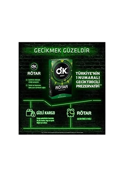Rötar Prezervatif 10 Adet Açık Kahverengi