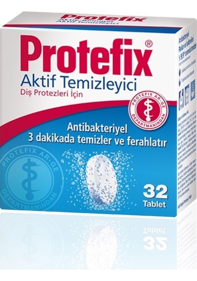 Protefix Diş Protezleri İçin Aktif Temizleyici Tablet 32'li