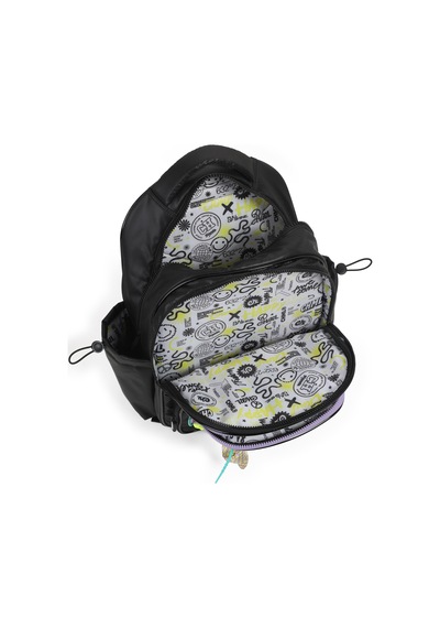 Chımola Puffy & Shıny Siyah Sırt Çantası 17"