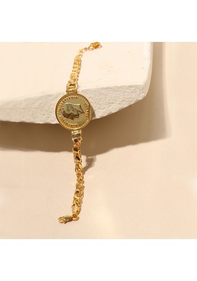 Arpa Bilezik 718506 Gold Gümüş