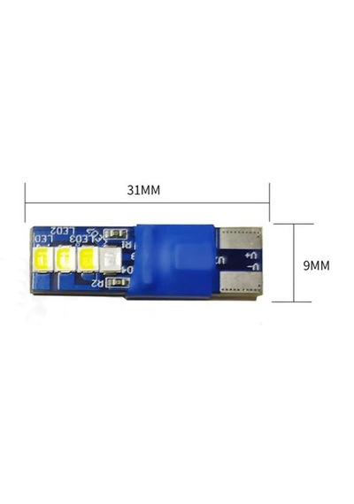 T10 Led Ampul 2 Adet Kırmızı - Beyaz