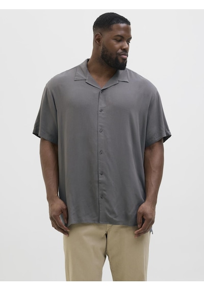 Jack & Jones Büyük Beden Kısa Kollu Gömlek - Jeff - 12269094 Castlerock