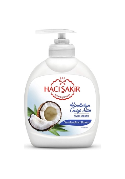 Hacı Şakir Hindistan Cevizi Sütü Nemlendirici Bakım Sıvı El Sabunu 300 Ml Diğer