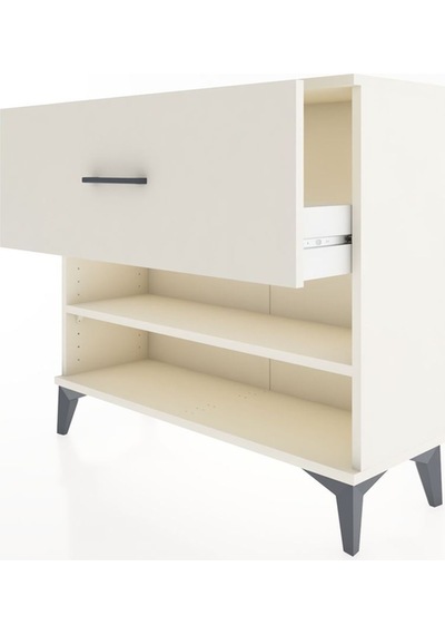Arges Şifonyer Tek Raflı Tek Çekmeceli 88x30x80 Aytaşı-aytaşı Aytaşı