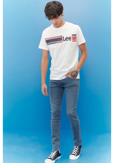 Lee Erkek Luke Slim Fit Düşük Bel Denim Esnek Jean Pantolon 672L7 Mavi
