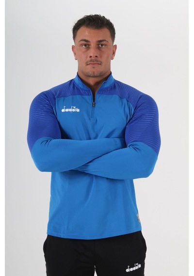 Diadora Premium Antrenman Eşofmanı Tek Üst Sax Saks Mavi