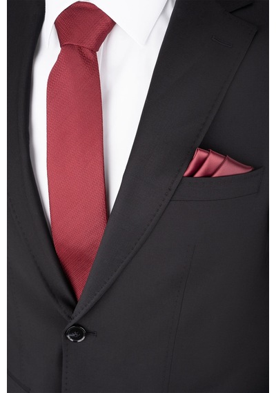 Hatemoğlu Siyah Slim Fit Mono Yaka Klasik Takım Elbise 2958725 Siyah