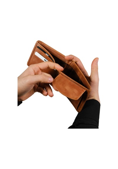 Mft Leather Design Hakiki Deri Erkek Kartlıklı Cüzdan Fossil 5750 Taba