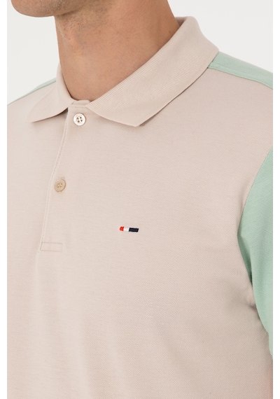 U.S. Polo Assn. Erkek Regular Fit Su Yeşili Polo Yaka Tişört 50306790-VR048