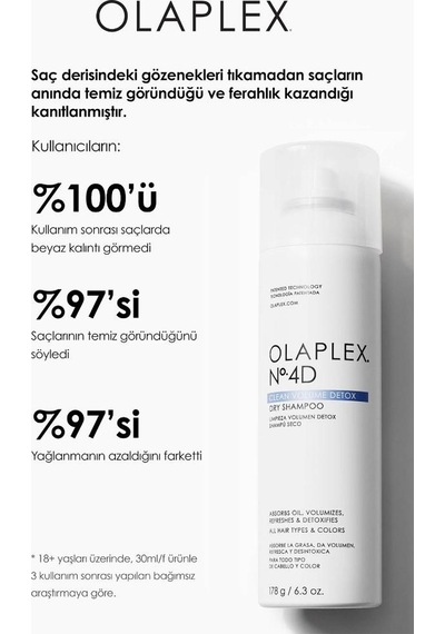 Olaplex No. 4d Clean Volume Detox Kuru Şampuan 250 Ml