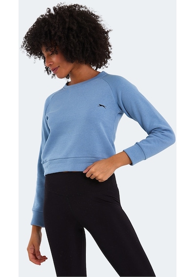 Slazenger KAITO IN Kadın Sweatshirt Mavi