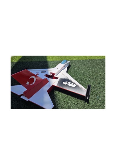 F-16 Ay-yıldız Özel Tasarım Fotoblok Rc Model Uçak Tam Paket Kit Flysky İ6x Kumandalı Diğer