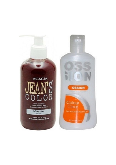 Saç Boyası Magenta 250ml Ve Ossion Saç Boya Temizleyicisi 200ml