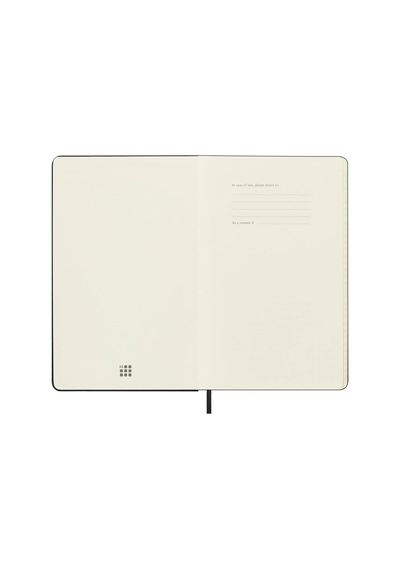 Moleskine Çizgili Siyah Defter L Boy Sert Kapak