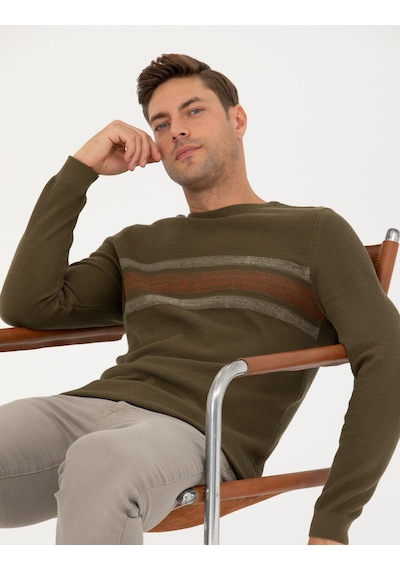 Pierre Cardin Erkek Koyu Haki Triko Kazak 50278095-vr111 Koyu Haki Pierre Cardin Erkek Koyu Haki Triko Kazak 50278095-vr111 Koyu Haki