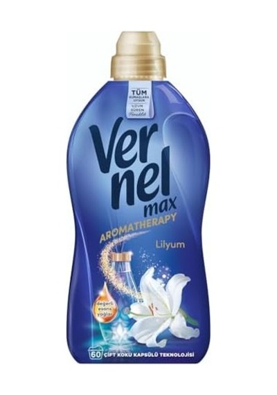 Max Lilyum Kokulu 60 Yıkama Konsantre Çamaşır Yumuşatıcısı 1 X 1440 Ml 0.75 LT - 2.5 LT - 12 KG