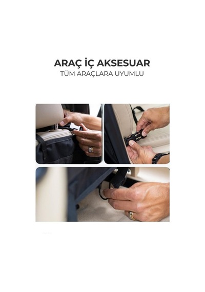 Araba Koltuğu Koruyucu Ve Düzenleyici Organizer