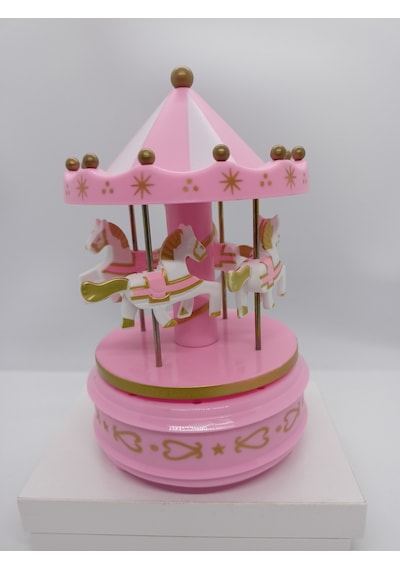 PEMBE ATLI KARINCA MÜZİK KUTUSU