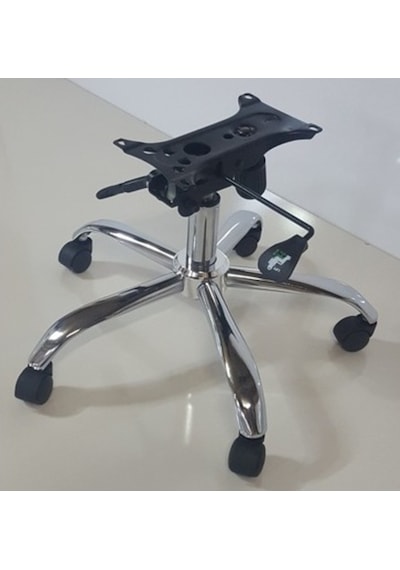 Kamusalmarket Yıldız Ayak+Teker+Krom Piston Ve Çift Kollu Mekanizma